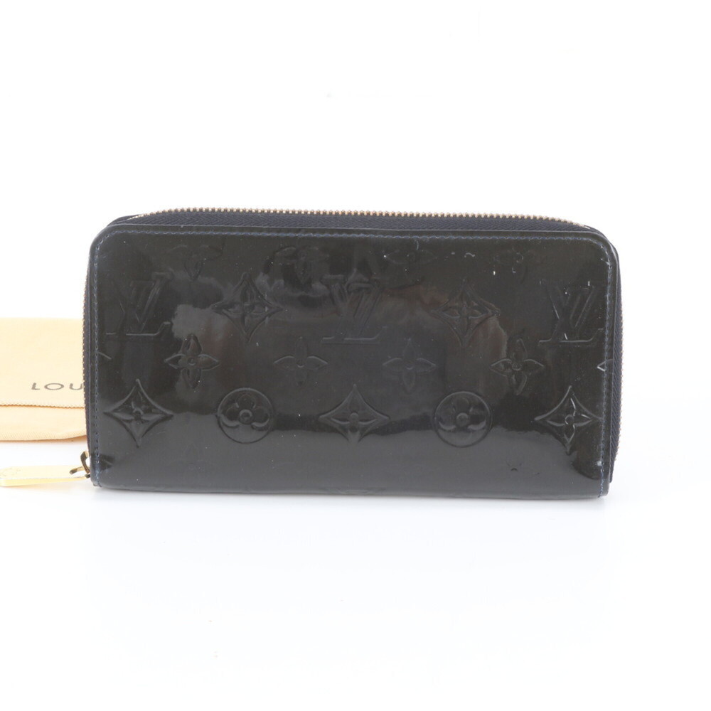 Louis Vuitton Monogram Vernis Zippy Wallet M91457 Long Wallet, Round Zipper, ...